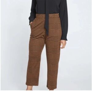 Universal Standard S (14-16) Pull On Smart Signature Pants - NWT- houndstooth